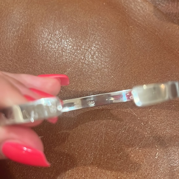 LOVE Bracelet White Gold Diamond Cuff - Picture 8 of 8